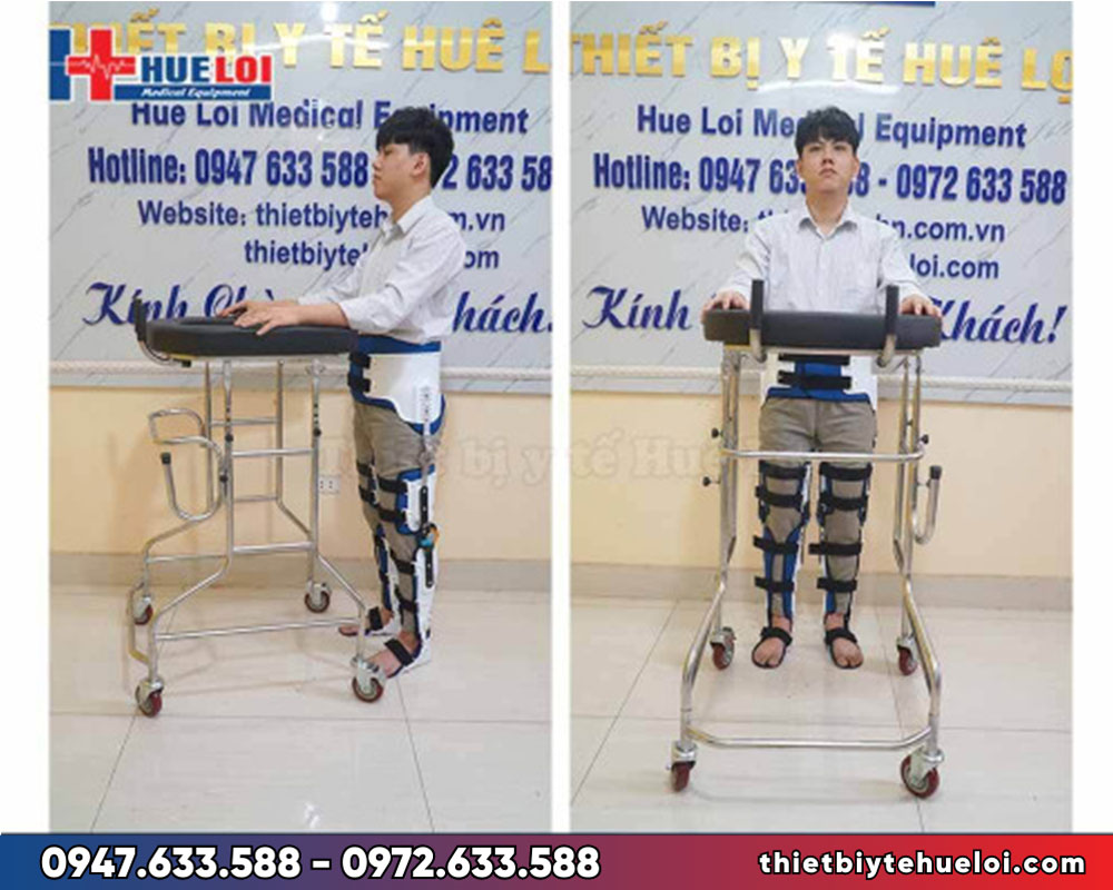 Nẹp hỗ trợ tập đứng tập đi cho người tai biến